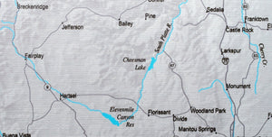 Colorado Rivers - Push Pin Map - Pin Trail Maps