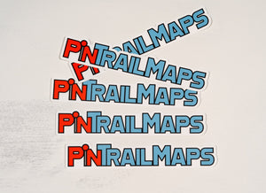 Stickers - Pin Trail Maps