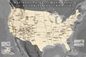 USA National Parks and Monuments