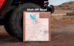 Utah Off Road Trails - Push Pin Map