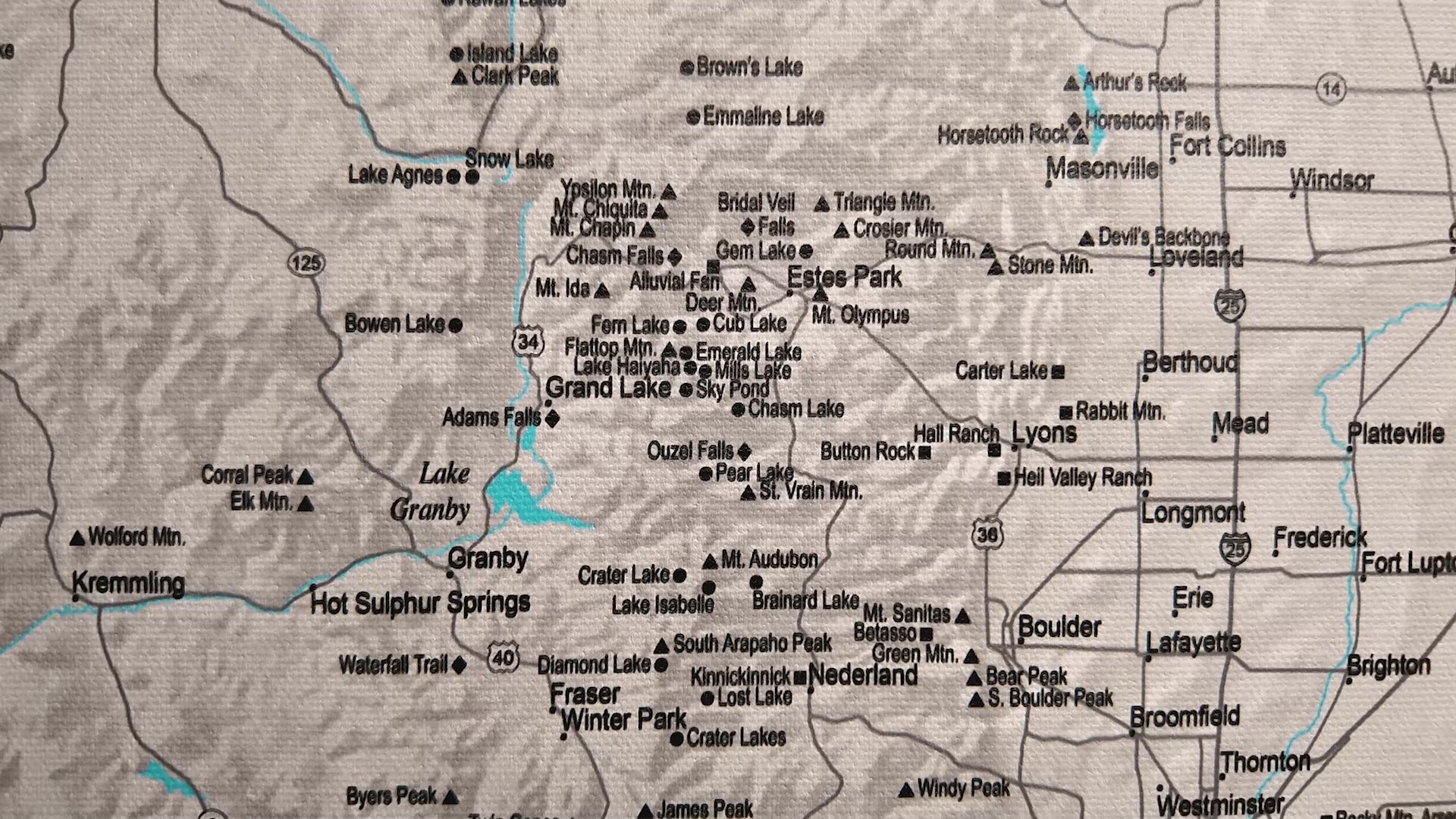 Hiking Trails Map