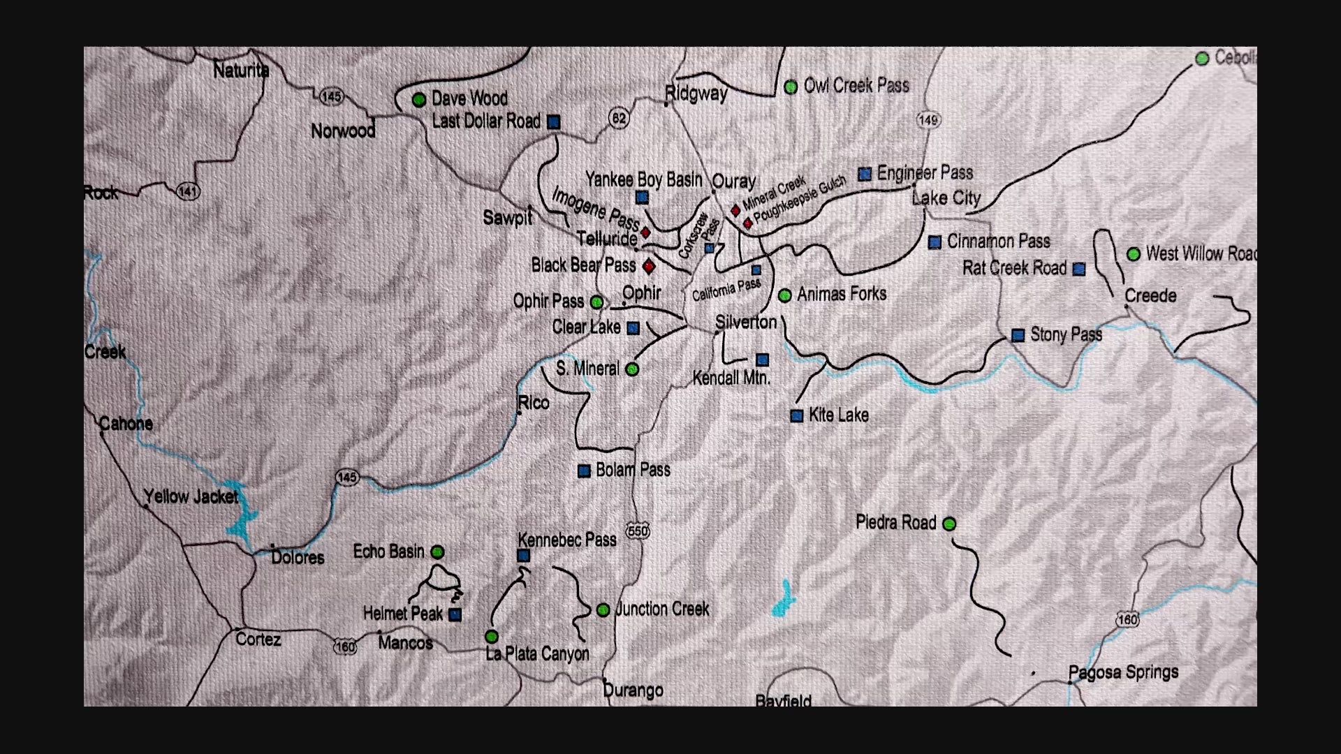 CO Off Road Map