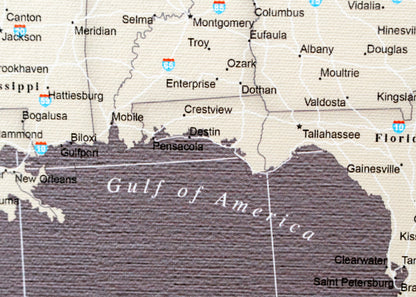 United States of America with Roads - Push Pin Map