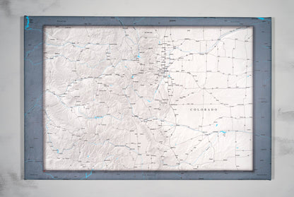 Colorado - Push Pin Map - Pin Trail Maps