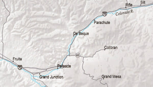 Colorado - Push Pin Map - Pin Trail Maps