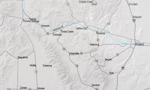 Colorado - Push Pin Map - Pin Trail Maps