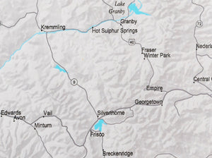 Colorado - Push Pin Map - Pin Trail Maps