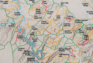 Moab Off Road Trails - Push Pin Map