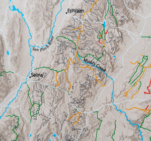 Utah Off Road Trails - Push Pin Map