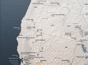 USA National Parks - Push Pin Map