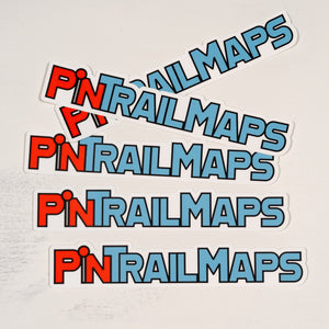 Stickers - Pin Trail Maps