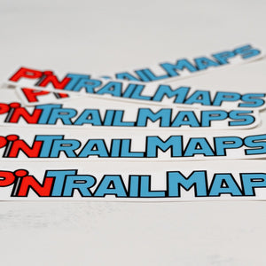 Stickers - Pin Trail Maps