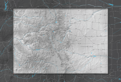 Colorado - Push Pin Map