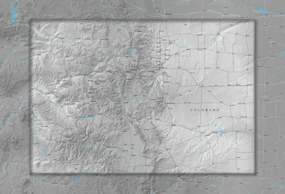 Colorado - Push Pin Map