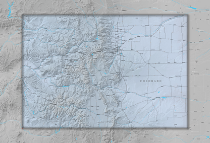 Colorado - Push Pin Map