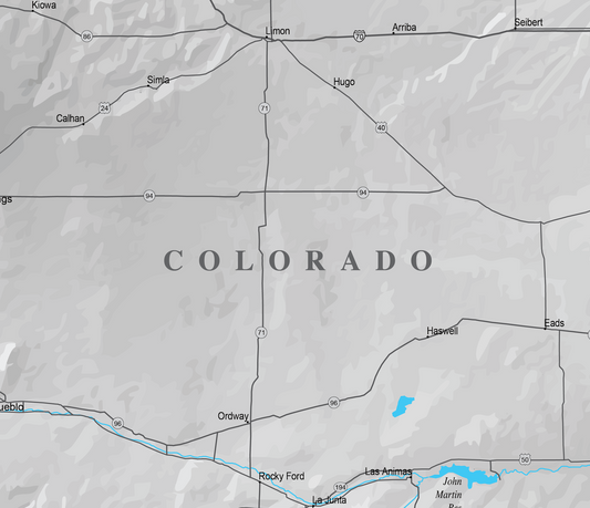 Colorado - Push Pin Map