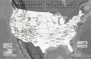 USA National Parks and Monuments