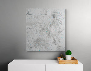 PREORDER - Colorado Hiking Trails - Push Pin Map